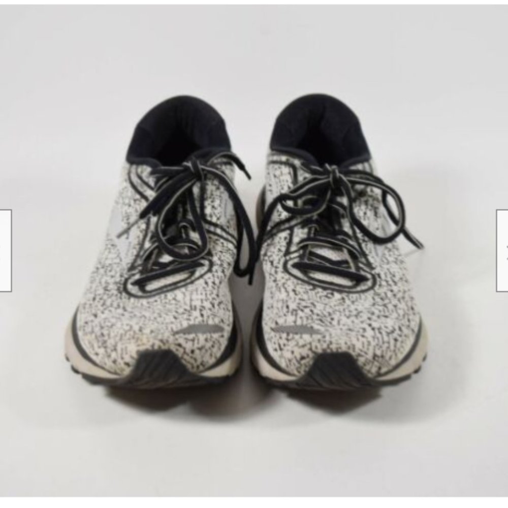 Brooks Adrenaline GTS 20 White Black Desert Flower Sneakers Running Shoes Sz 12 - Picture 2 of 5